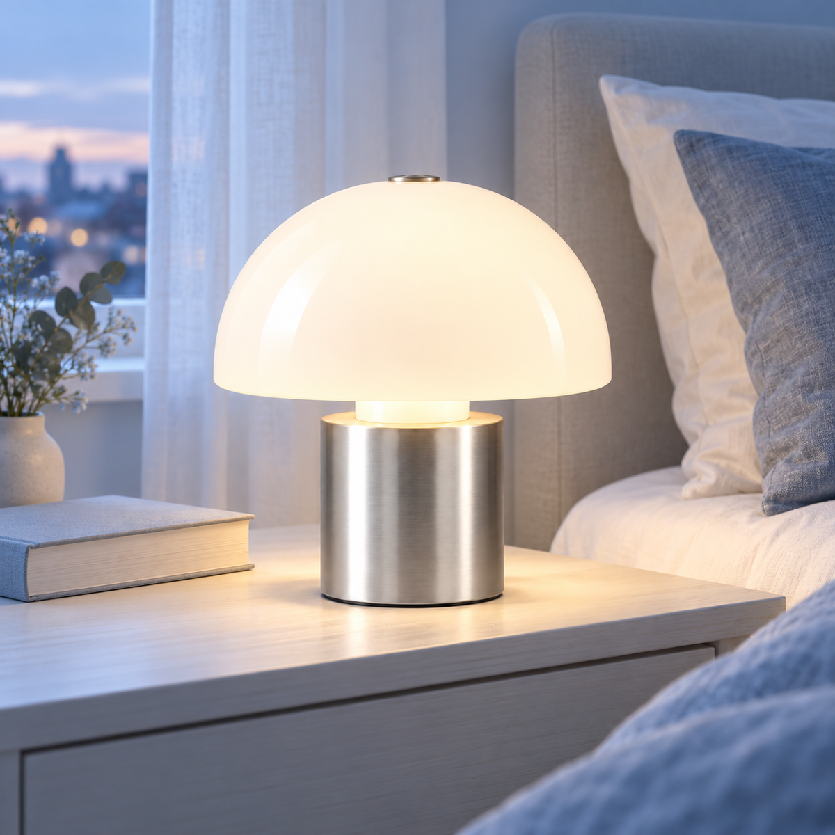 Lumerqo Opal Table Lamp — home setting