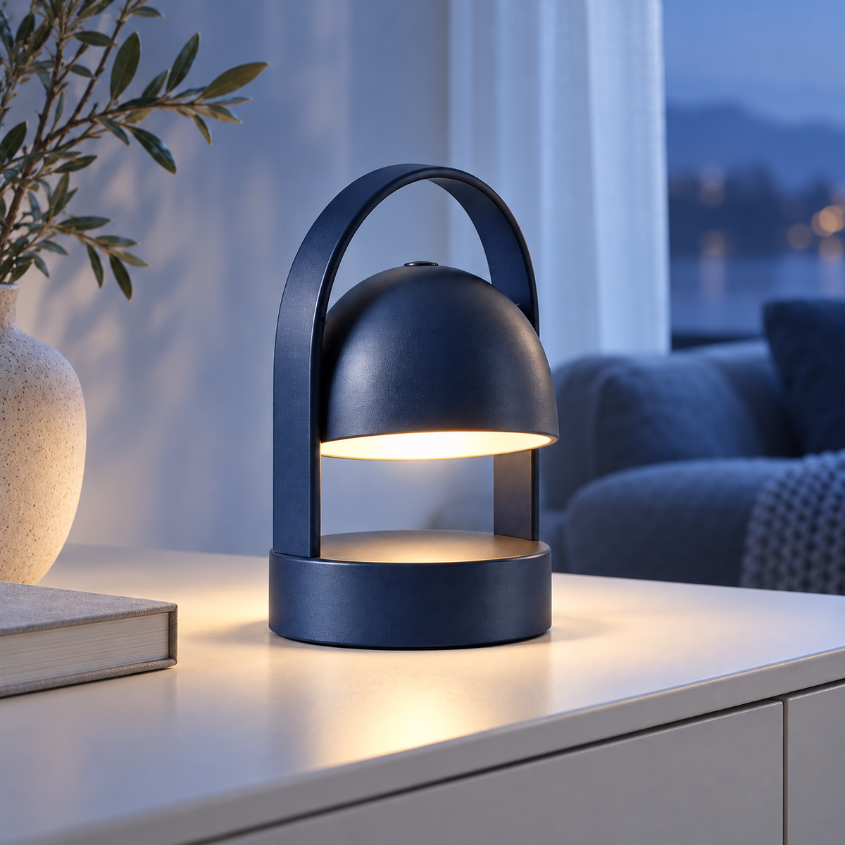Lumerqo Loop Portable Table Lamp — home setting